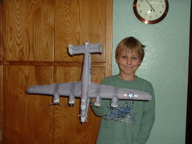 Evan's model plane